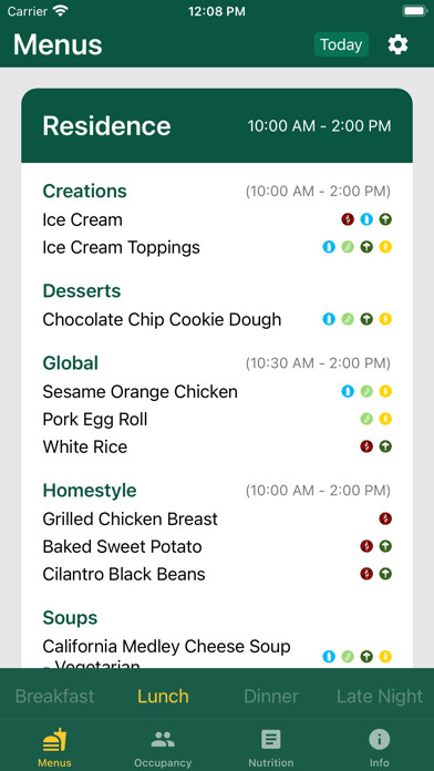 Emulate iPhone app NDSU Dining using MyAndroid Emulate iPhone app NDSU Dining using MyAndroid