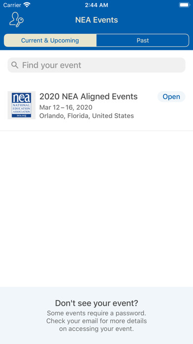 Emulate iPhone app NEA Events Directory using MyAndroid Emulate iPhone app NEA Events Directory using MyAndroid