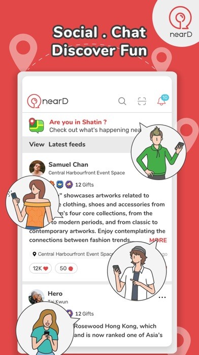 Emulate iPhone app nearD - Social. Chat. Groups using MyAndroid Emulate iPhone app nearD - Social. Chat. Groups using MyAndroid