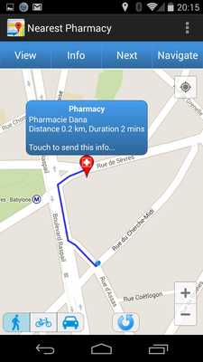 Emulate Android APK Nearest Pharmacy