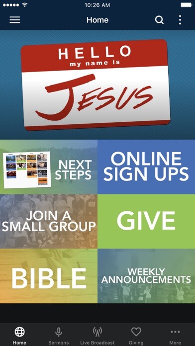 Emulate iPhone app Nebo Crossing Church using MyAndroid Emulate iPhone app Nebo Crossing Church using MyAndroid