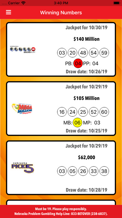 Run android online APK Nebraska Lottery from MyAndroid or emulate Nebraska Lottery using MyAndroid