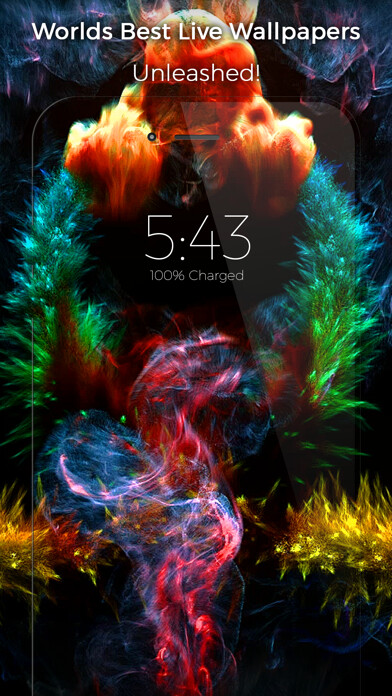 Emulate iPhone app Nebula Lite - Live Wallpapers using MyAndroid