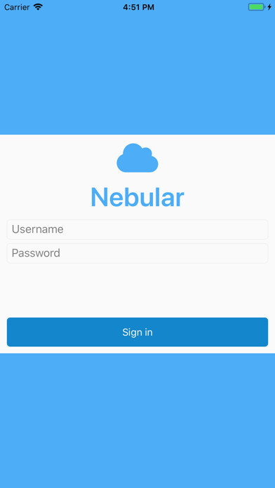 Emulate iPhone app Nebular Coges using MyAndroid