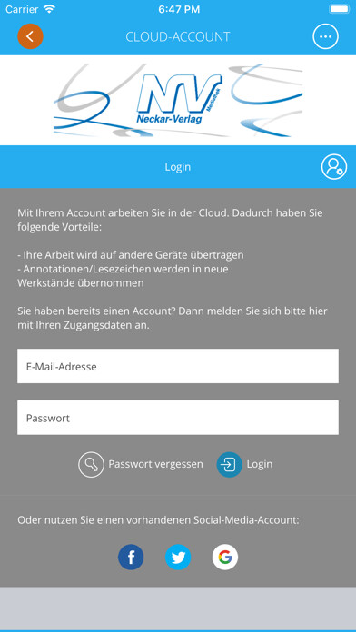 Emulate iPhone app Neckar-Verlag Mediathek using MyAndroid Emulate iPhone app Neckar-Verlag Mediathek using MyAndroid