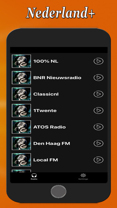 Emulate iPhone app Nederland+ using MyAndroid