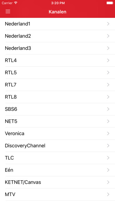 Emulate iPhone app Nederlandse Televisie Guide using MyAndroid Emulate iPhone app Nederlandse Televisie Guide using MyAndroid