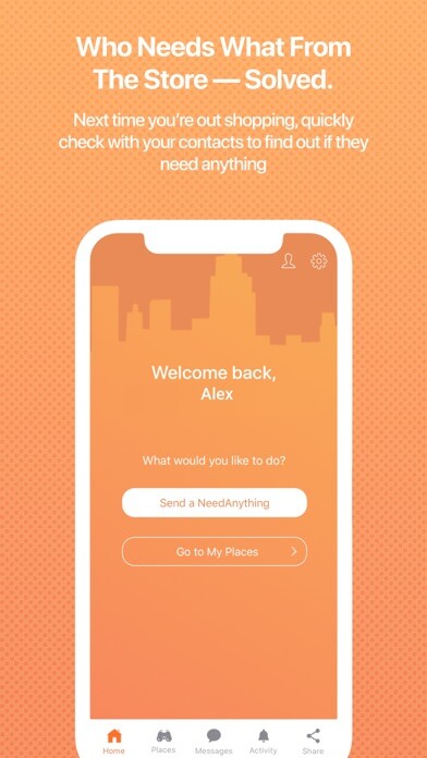 Emulate iPhone app NeedAnything? using MyAndroid