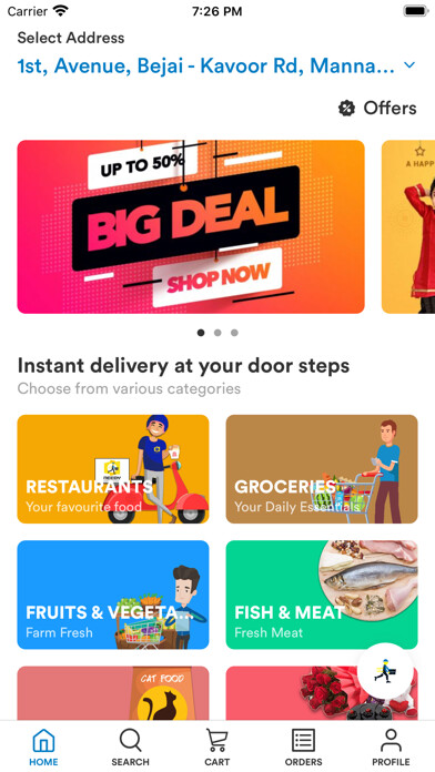 Emulate iPhone app Needy: delivery app using MyAndroid Emulate iPhone app Needy: delivery app using MyAndroid