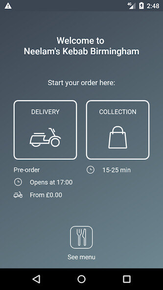 Run android online APK Neelams Kebab Birmingham from MyAndroid or emulate Neelams Kebab Birmingham using MyAndroid