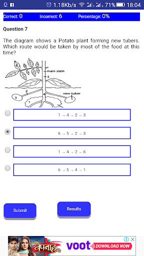 Run android online APK NEET BIOLOGY CH-11 QUIZ from MyAndroid or emulate NEET BIOLOGY CH-11 QUIZ using MyAndroid