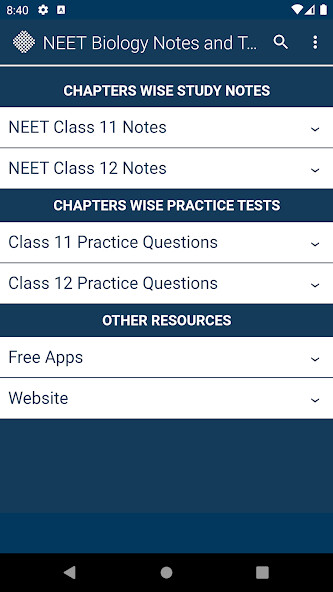 Run android online APK NEET Notes and Practice Tests from MyAndroid or emulate NEET Notes and Practice Tests using MyAndroid Run android online APK NEET Notes and Practice Tests from MyAndroid or emulate NEET Notes and Practice Tests using MyAndroid