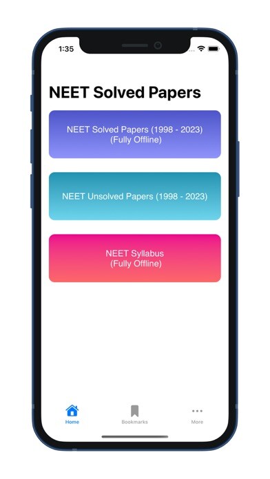 Emulate iPhone app NEET Solved Papers using MyAndroid Emulate iPhone app NEET Solved Papers using MyAndroid