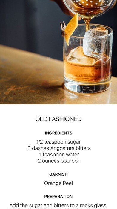 Emulate iPhone app Negroni - Cocktail Recipes using MyAndroid Emulate iPhone app Negroni - Cocktail Recipes using MyAndroid