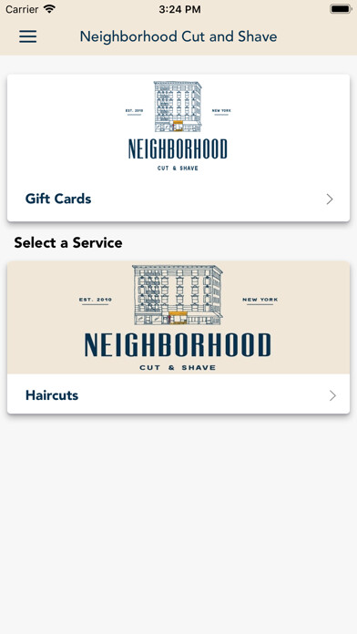 Emulate iPhone app Neighborhood Cut & Shave using MyAndroid