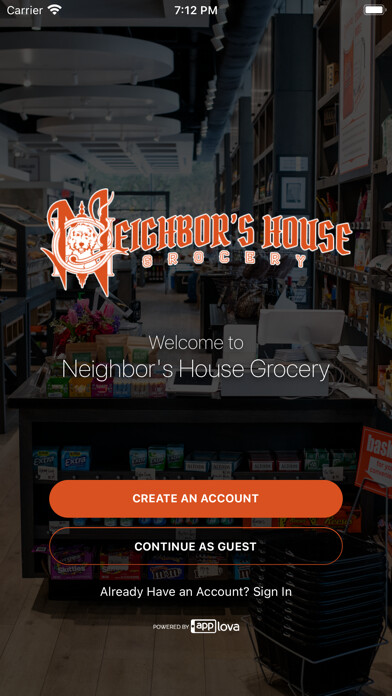 Emulate iPhone app Neighbors House Grocery using MyAndroid Emulate iPhone app Neighbors House Grocery using MyAndroid