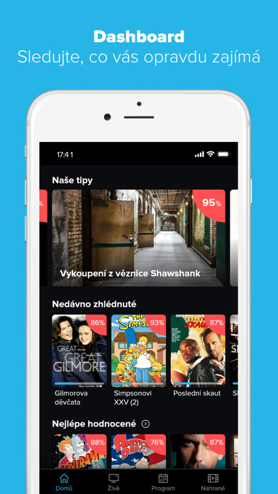 Emulate iPhone app NejPřipojení TV using MyAndroid