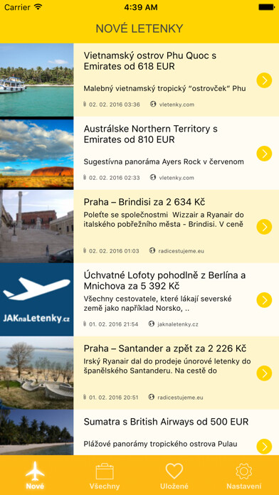 Emulate iPhone app Nejrychlejší letenky using MyAndroid Emulate iPhone app Nejrychlejší letenky using MyAndroid