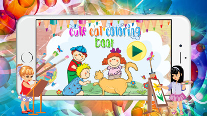 Emulate iPhone app Neko Cute Cat Coloring Book for preschool using MyAndroid Emulate iPhone app Neko Cute Cat Coloring Book for preschool using MyAndroid
