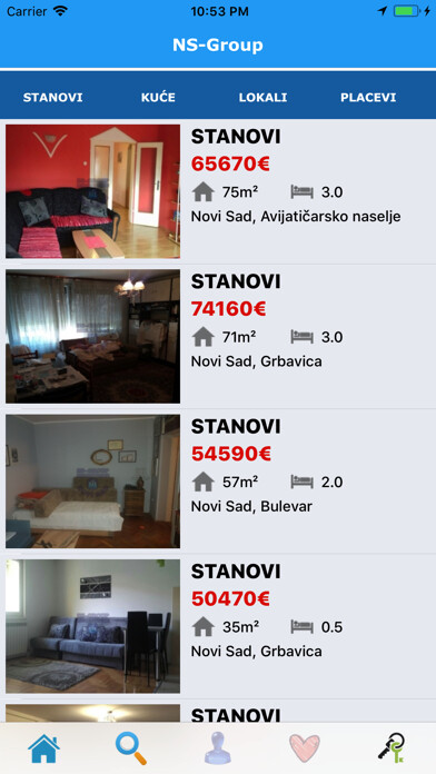 Emulate iPhone app Nekretnine - Novi Sad using MyAndroid Emulate iPhone app Nekretnine - Novi Sad using MyAndroid