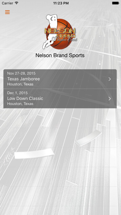 Emulate iPhone app Nelson Brand Sports using MyAndroid
