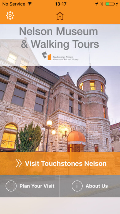 Emulate iPhone app Nelson Museum & Walking Tours using MyAndroid