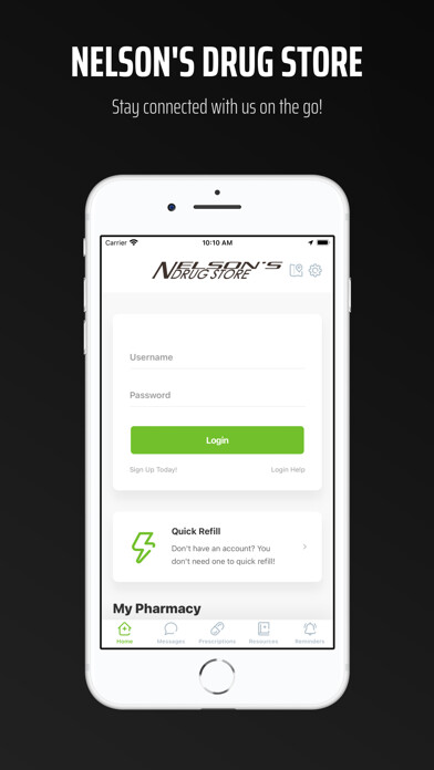 Emulate iPhone app Nelsons Drug Store using MyAndroid Emulate iPhone app Nelsons Drug Store using MyAndroid