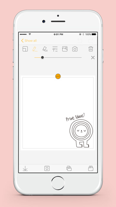 Emulate iPhone app Nemonic - Sticky Notes App using MyAndroid