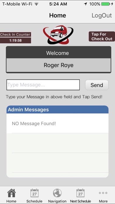Emulate iPhone app NEMT Driver using MyAndroid
