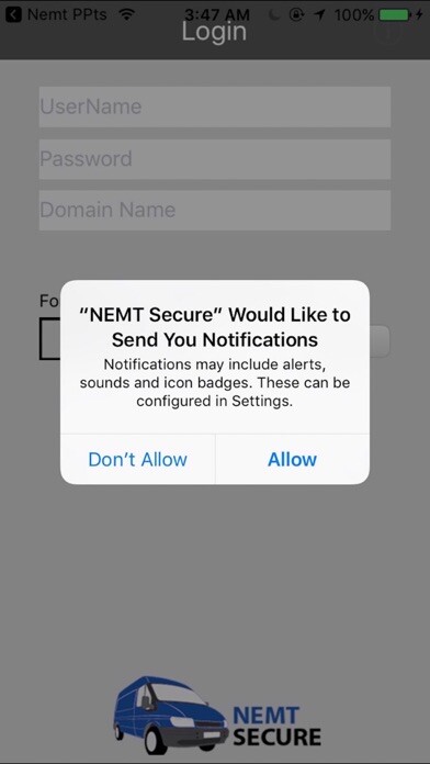 Emulate iPhone app NEMT Secure using MyAndroid Emulate iPhone app NEMT Secure using MyAndroid