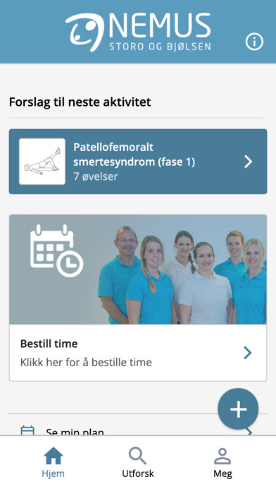 Emulate iPhone app NEMUS klinikker using MyAndroid Emulate iPhone app NEMUS klinikker using MyAndroid