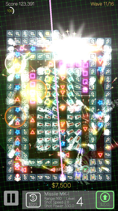 Emulate iPhone app neoDefense - Tower Defense using MyAndroid