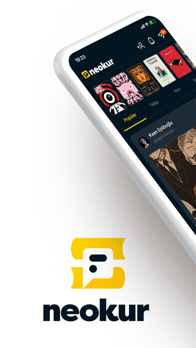 Emulate iPhone app Neokur: Kitap ve Film İnceleme using MyAndroid