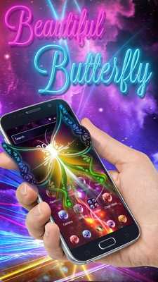Emulate Android APK Neon Beautiful Butterfly Theme