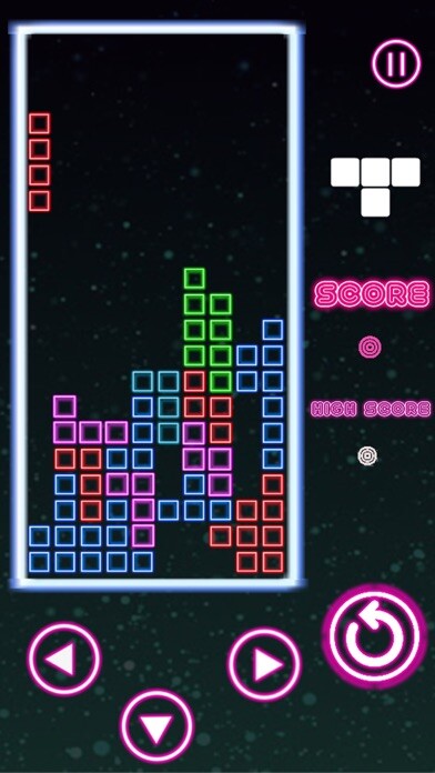 Emulate iPhone app Neon Brick Block Puzzle using MyAndroid Emulate iPhone app Neon Brick Block Puzzle using MyAndroid