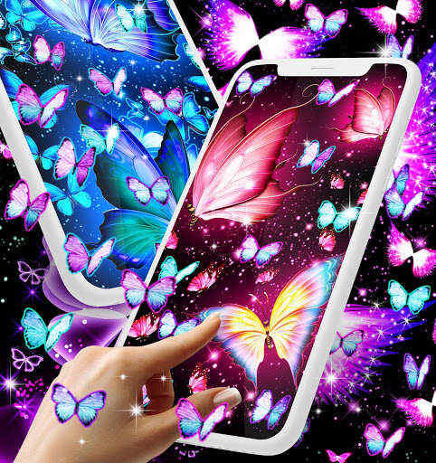 Emulate Android APK Neon butterflies glowing live wallpaper Emulate Android APK Neon butterflies glowing live wallpaper