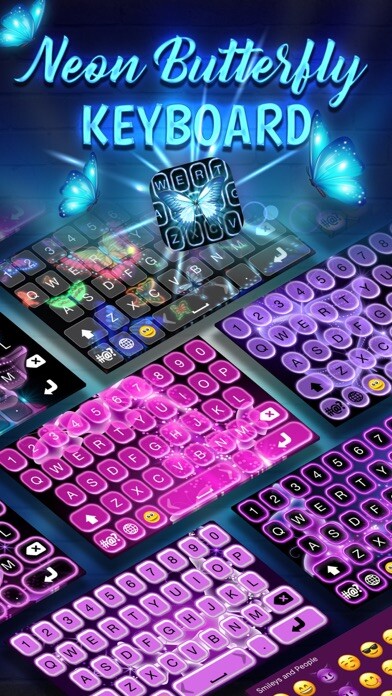 Emulate iPhone app Neon Butterfly Keyboard using MyAndroid Emulate iPhone app Neon Butterfly Keyboard using MyAndroid