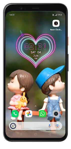 Run android online APK Neon Clock Live Wallpapers from MyAndroid or emulate Neon Clock Live Wallpapers using MyAndroid
