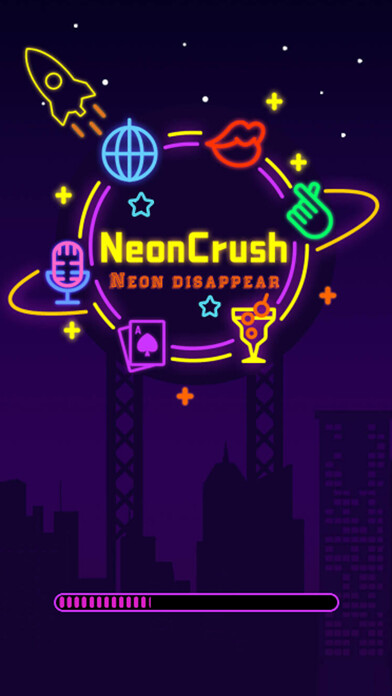 Emulate iPhone app Neon Crush-Match3 Puzzle Game using MyAndroid Emulate iPhone app Neon Crush-Match3 Puzzle Game using MyAndroid