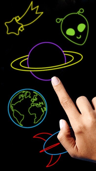 Emulate iPhone app Neon draw – laser drawings with bright colors using MyAndroid Emulate iPhone app Neon draw – laser drawings with bright colors using MyAndroid