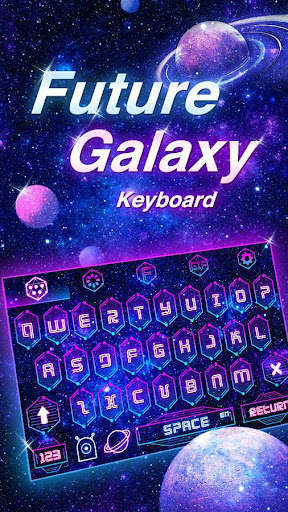 Emulate Android APK Neon Galaxy Keyboard Theme