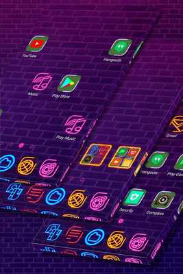 Emulate Android APK Neon Glow Launcher Emulate Android APK Neon Glow Launcher
