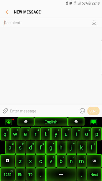 Run android online APK Neon Green Keyboard from MyAndroid or emulate Neon Green Keyboard using MyAndroid