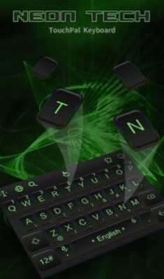 Emulate Android APK Neon Green Keyboard Theme