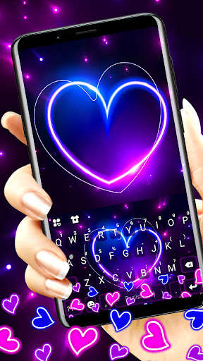 Run android online APK Neon Heart Gravity Keyboard Background from MyAndroid or emulate Neon Heart Gravity Keyboard Background using MyAndroid