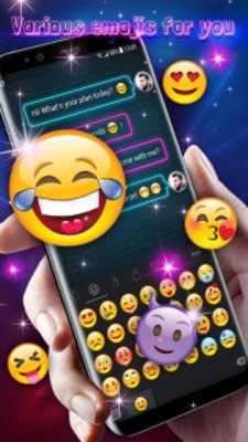 Emulate Android APK Neon Keyboard Theme with Emoji Emulate Android APK Neon Keyboard Theme with Emoji