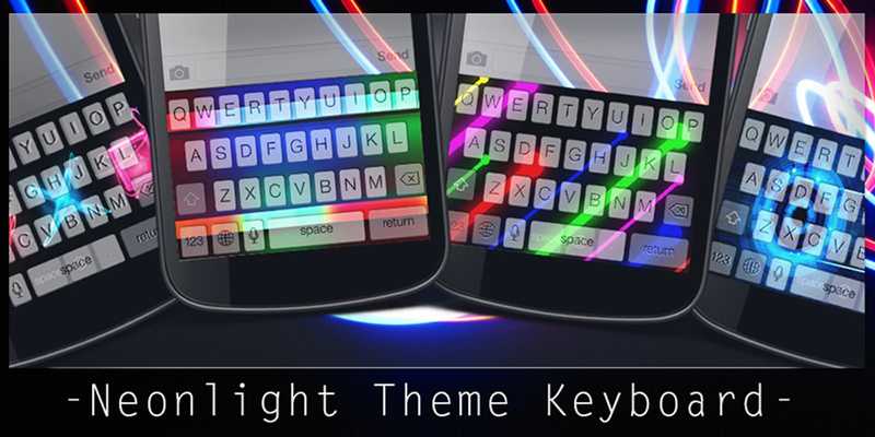 Emulate Android APK Neonlight Theme Keyboard