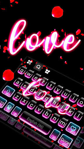 Run android online APK Neon Love Light Keyboard Background from MyAndroid or emulate Neon Love Light Keyboard Background using MyAndroid