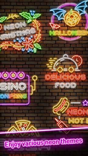Run android online APK NeonPang : Neon cross match puzzle from MyAndroid or emulate NeonPang : Neon cross match puzzle using MyAndroid