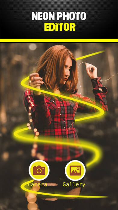 Emulate iPhone app Neon Photo Editor & Effects using MyAndroid